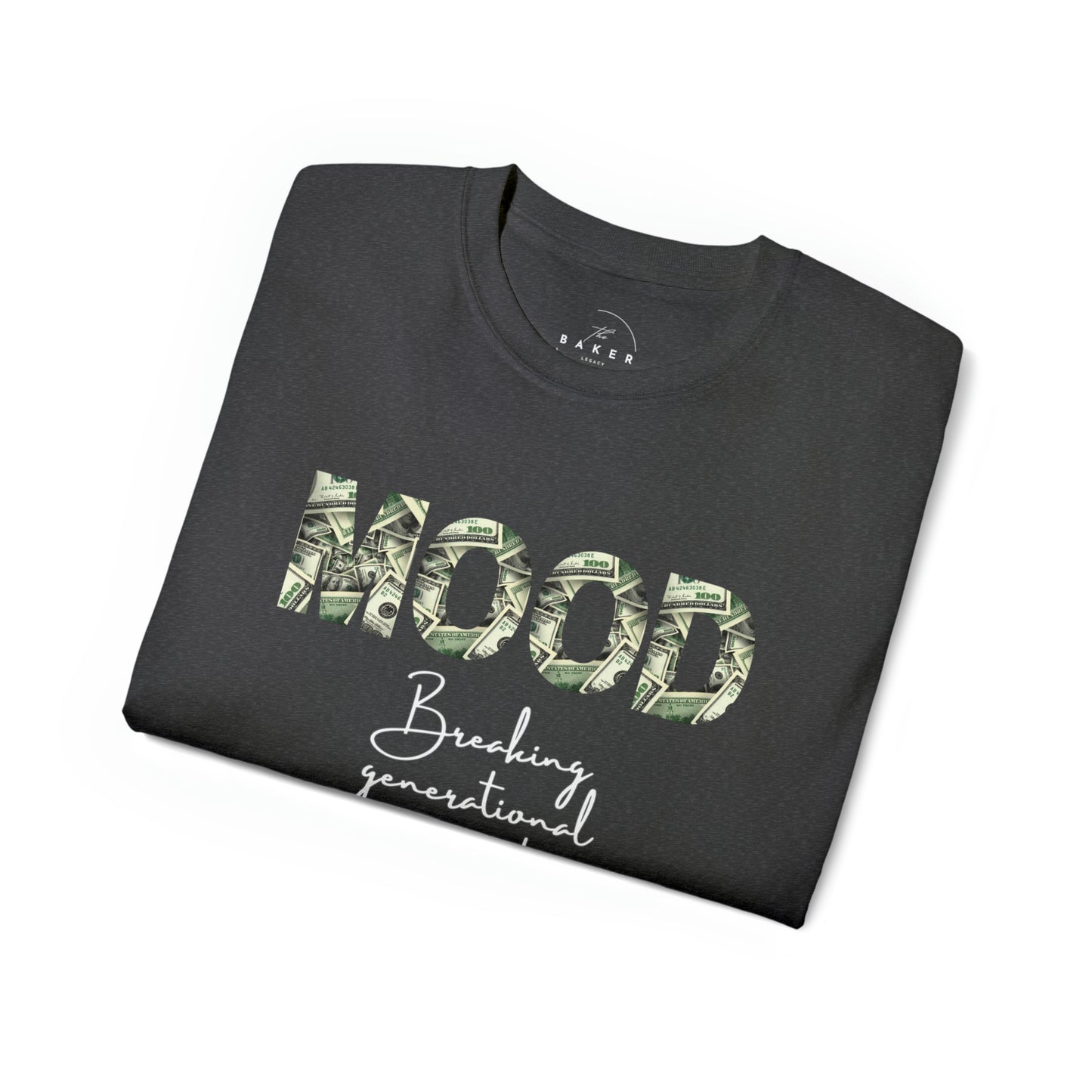 MOOD Breaking Generational Curses Shirt - Wealthy Vibes Short Sleeve T-Shirt