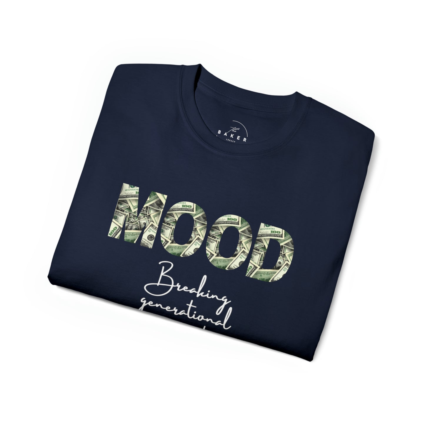 MOOD Breaking Generational Curses Shirt - Wealthy Vibes Short Sleeve T-Shirt