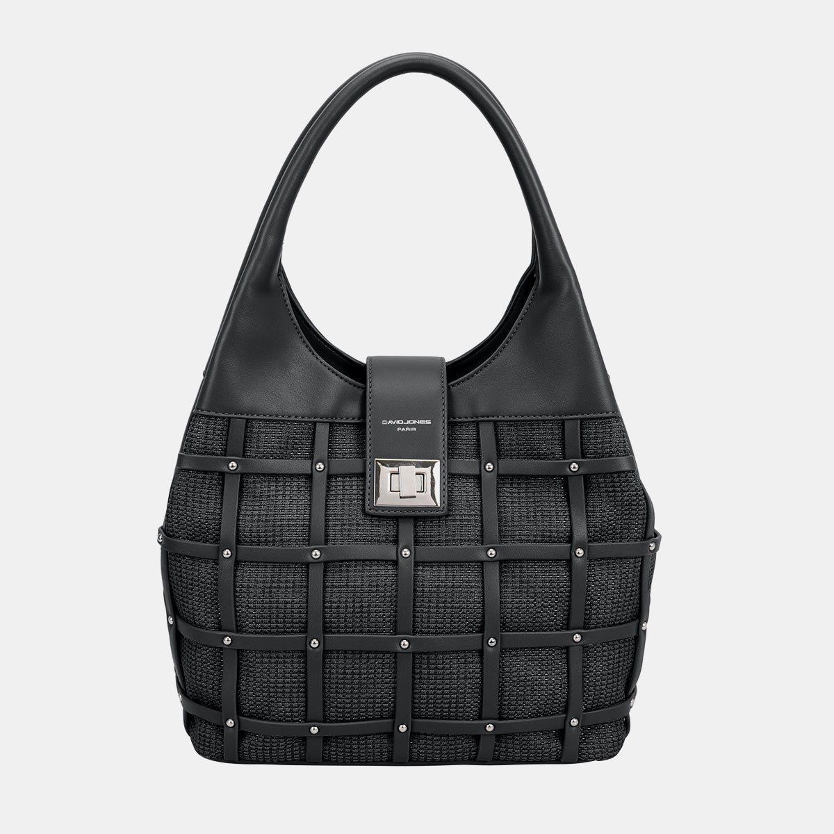 David Jones Rivet Decor Handbag - Danielle and Jason Baker LLC - Danielle Baker's Boutique
