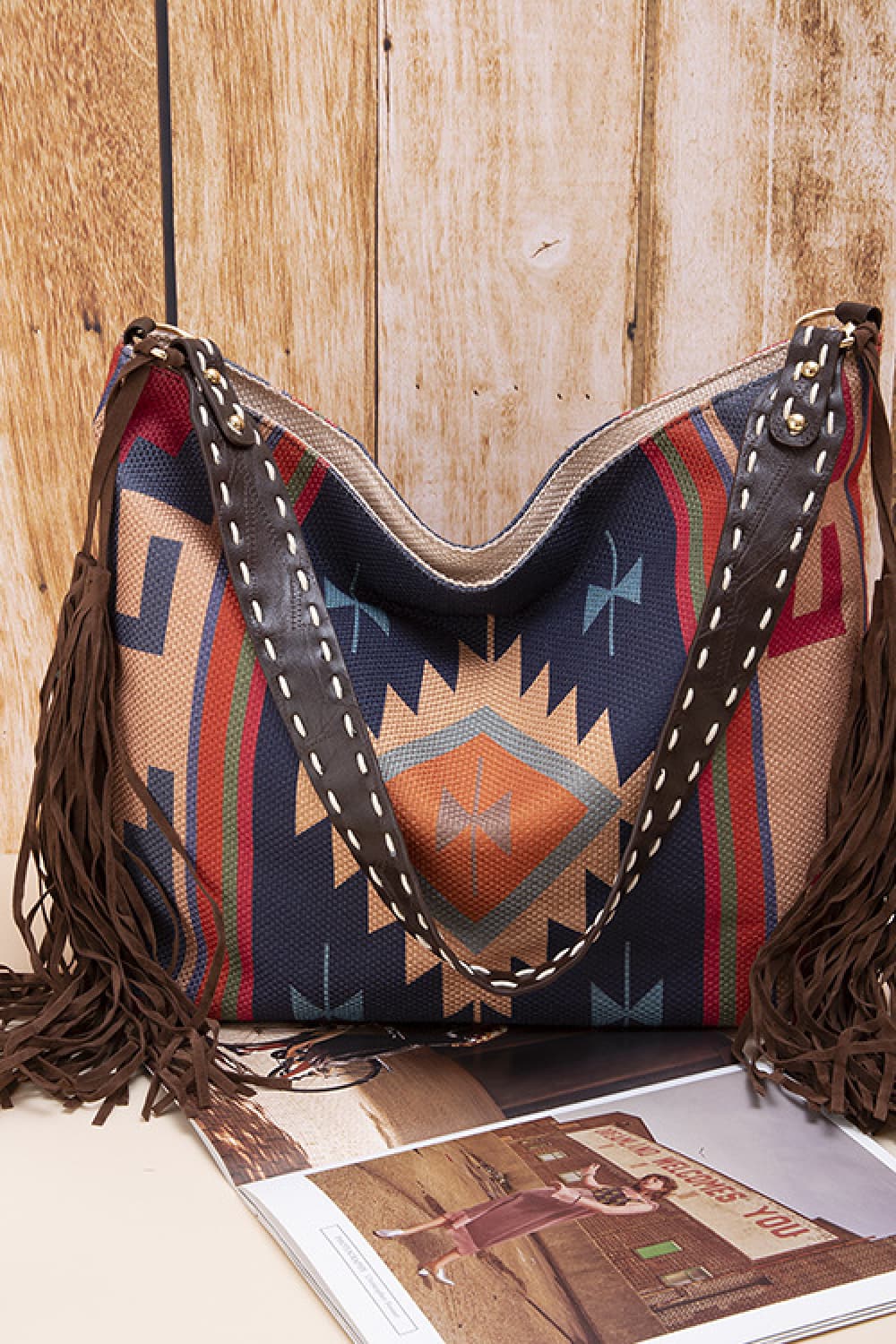 Geometric Canvas Tote Bag - Danielle and Jason Baker LLC - Danielle Baker's Boutique