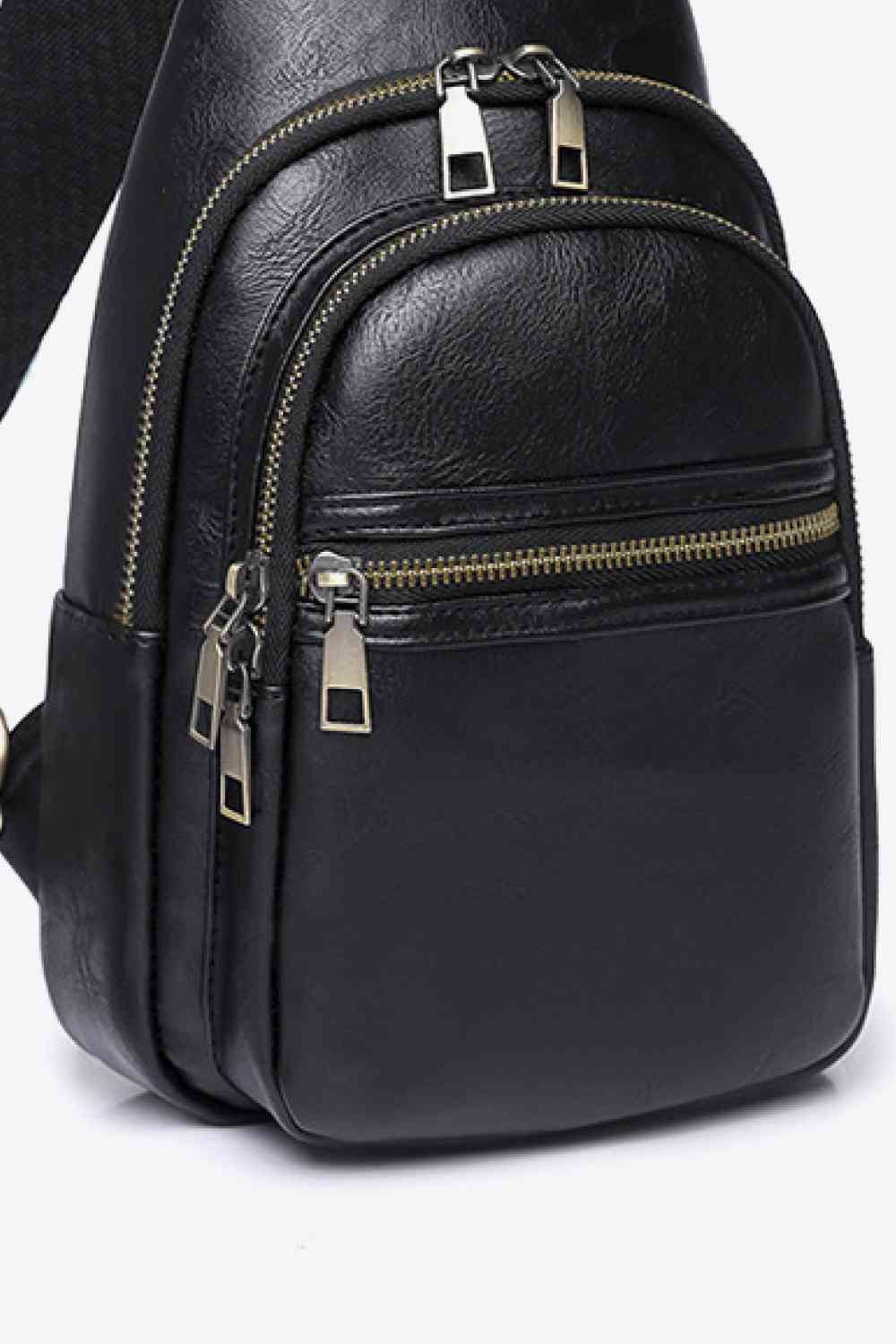 Adored It's Your Time PU Leather Sling Bag - Danielle and Jason Baker LLC - Danielle Baker's Boutique