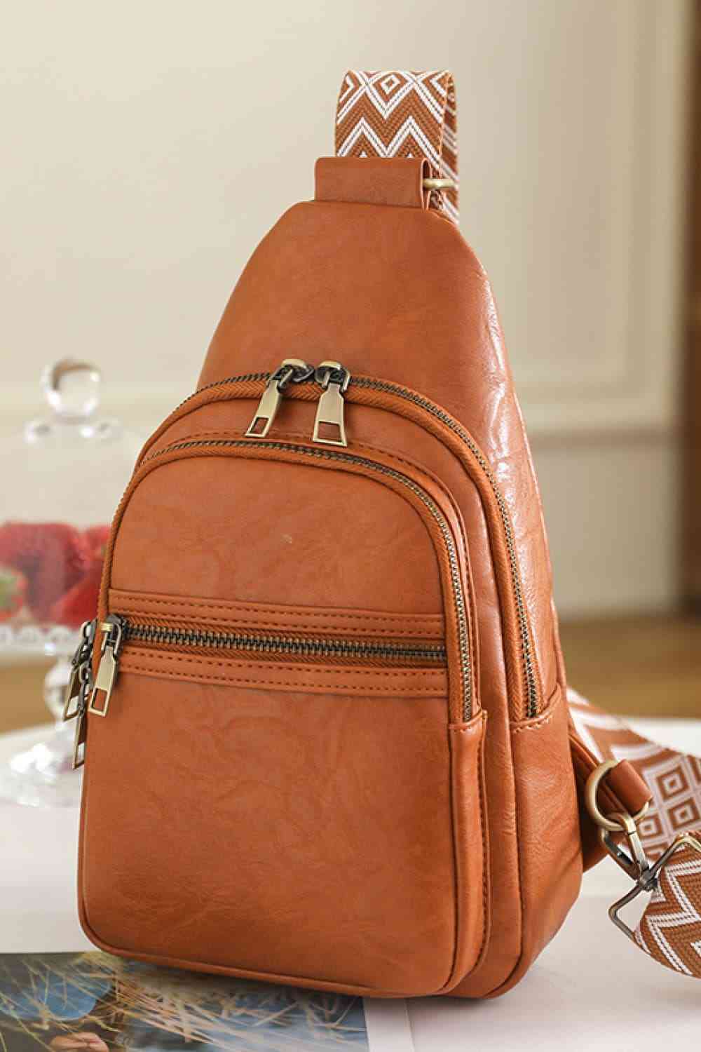 Adored It's Your Time PU Leather Sling Bag - Danielle and Jason Baker LLC - Danielle Baker's Boutique