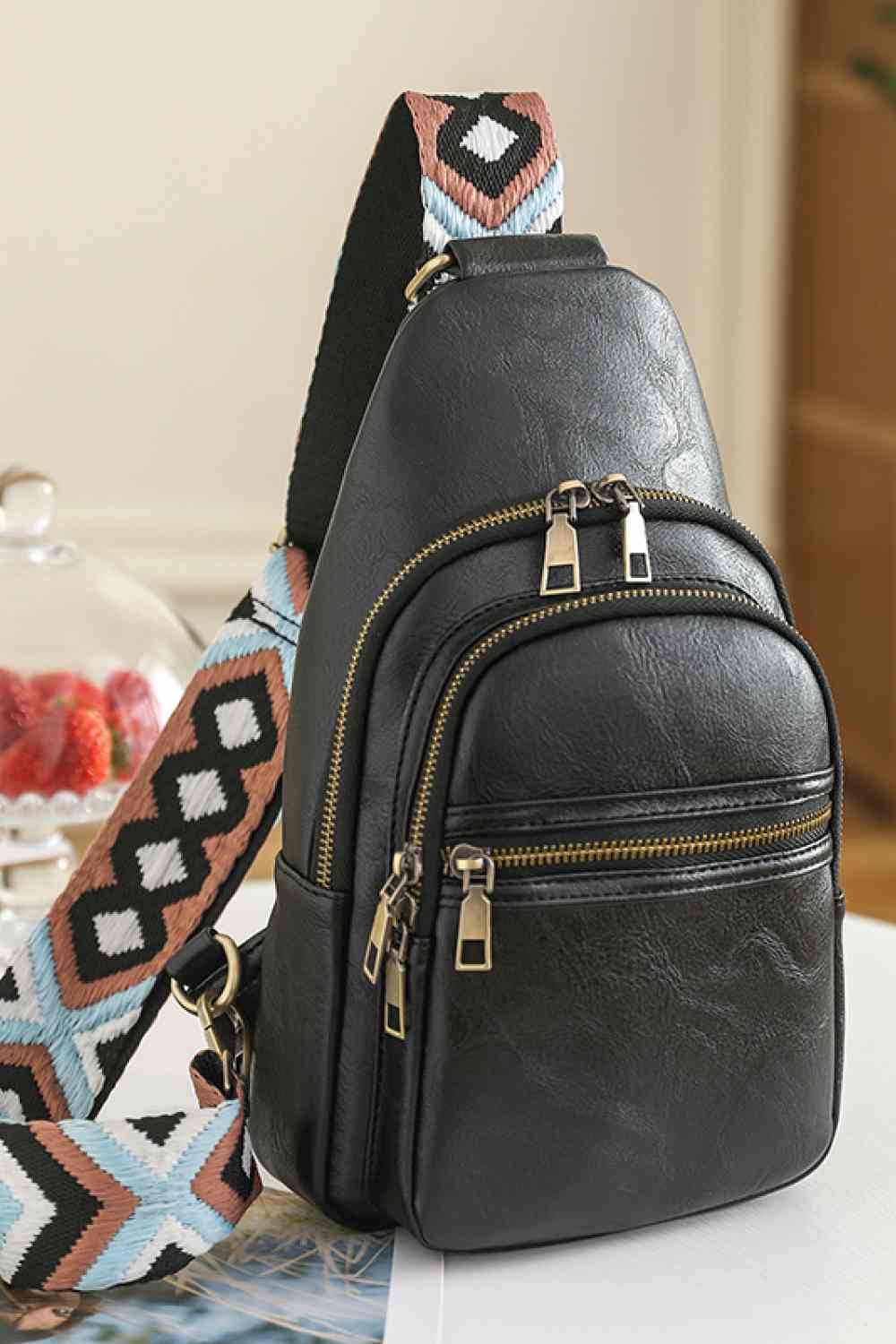Adored It's Your Time PU Leather Sling Bag - Danielle and Jason Baker LLC - Danielle Baker's Boutique