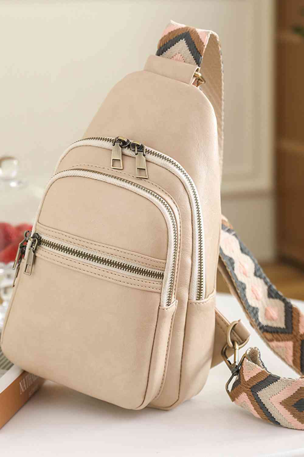 Adored It's Your Time PU Leather Sling Bag - Danielle and Jason Baker LLC - Danielle Baker's Boutique
