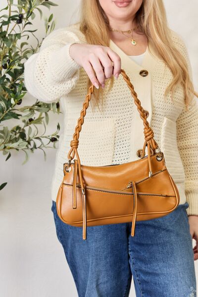 SHOMICO Braided Strap Shoulder Bag - Danielle and Jason Baker LLC - Danielle Baker's Boutique