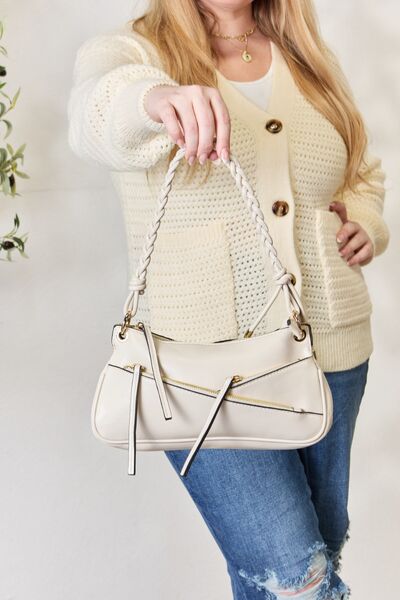 SHOMICO Braided Strap Shoulder Bag - Danielle and Jason Baker LLC - Danielle Baker's Boutique