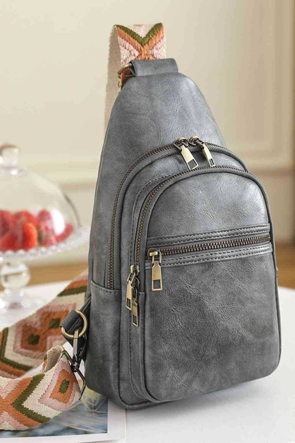 Adored It's Your Time PU Leather Sling Bag - Danielle and Jason Baker LLC - Danielle Baker's Boutique