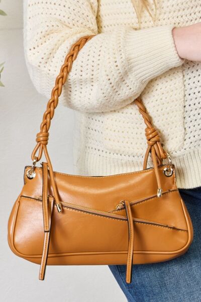 SHOMICO Braided Strap Shoulder Bag - Danielle and Jason Baker LLC - Danielle Baker's Boutique