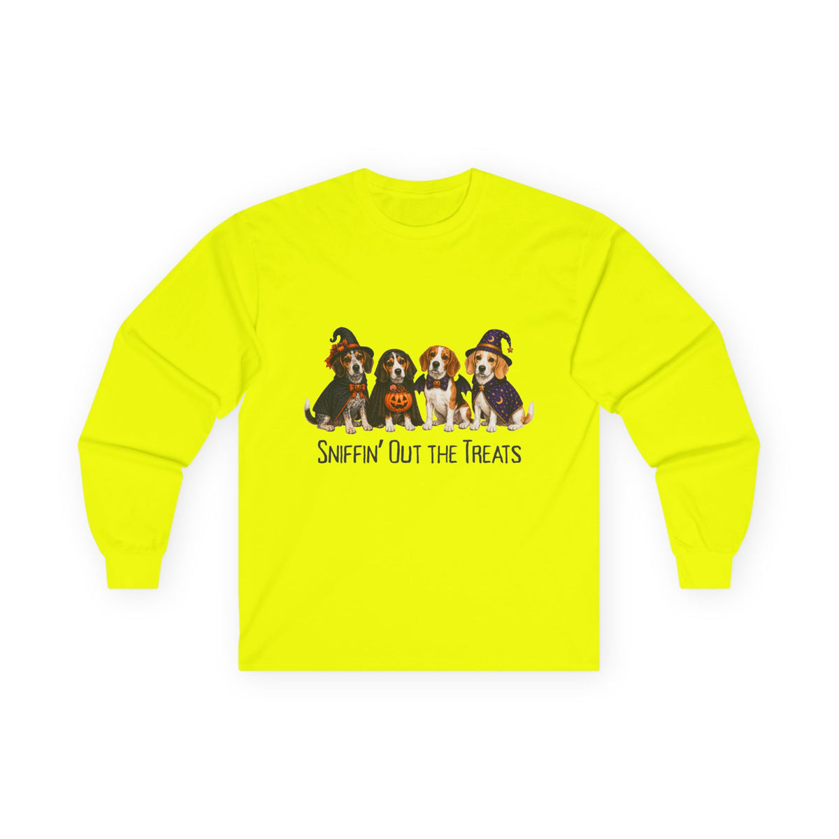 Halloween Dog Long Sleeve Shirt, Sniffin Treats Doodle Vet Rescue Gift