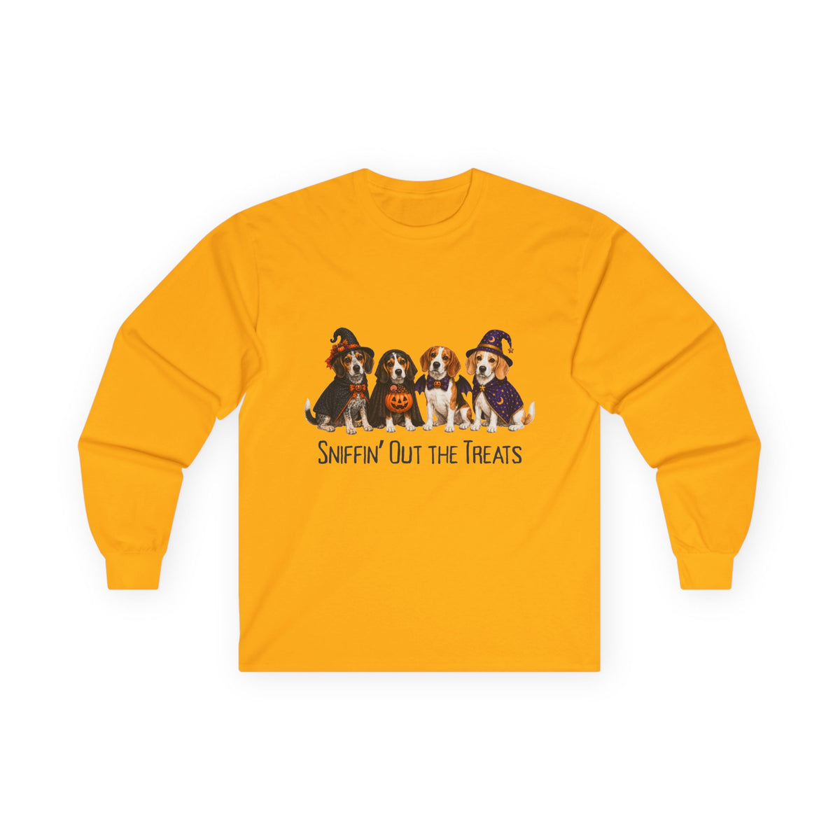 Halloween Dog Long Sleeve Shirt, Sniffin Treats Doodle Vet Rescue Gift