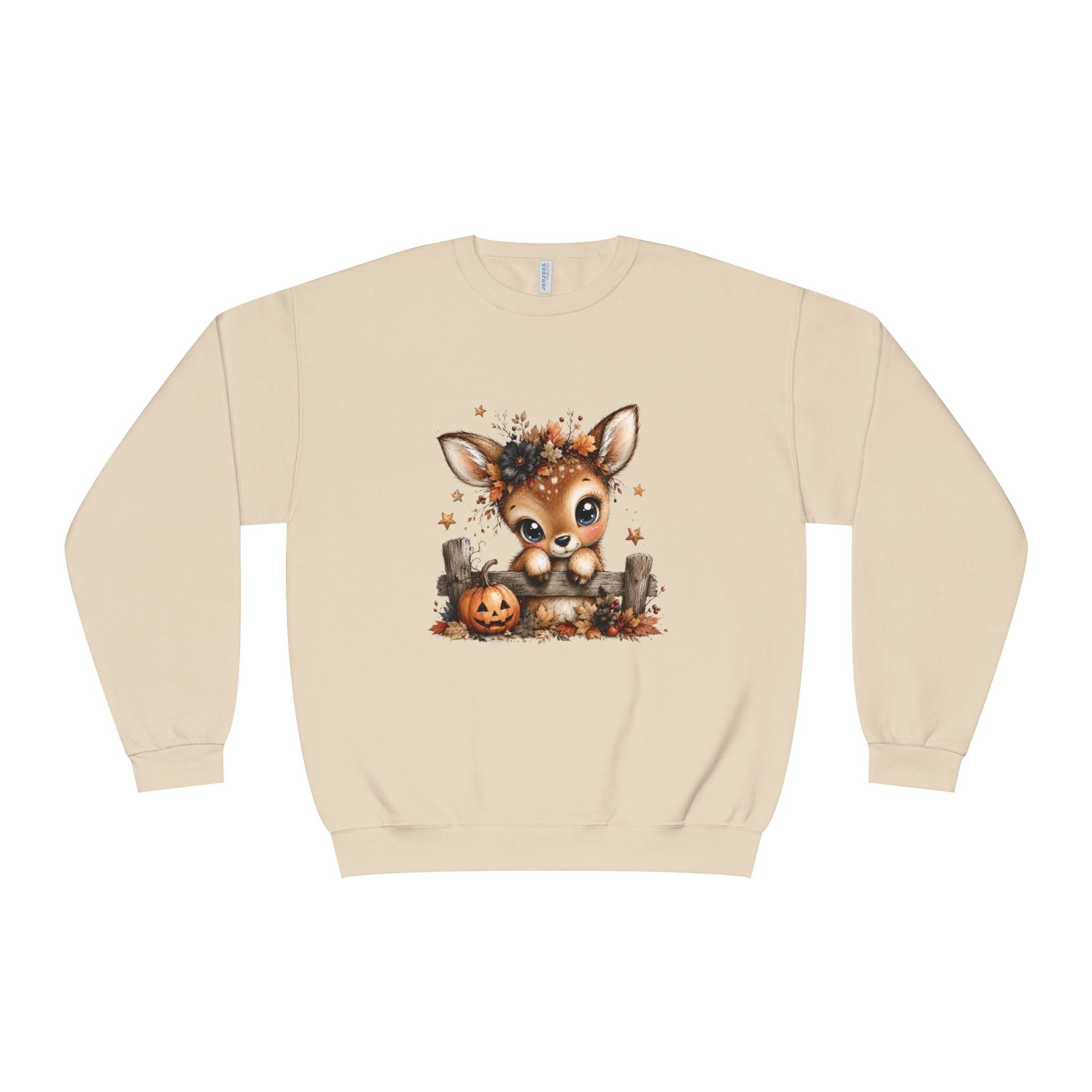 Fawn Baby Deer Sweatshirt | Halloween Crewneck | Fall Woodland Autumn Shirt