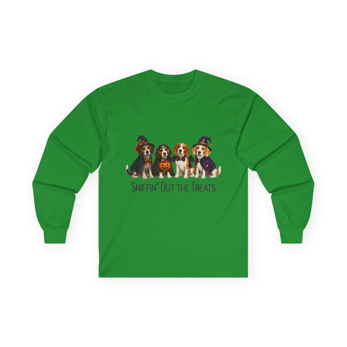 Halloween Dog Long Sleeve Shirt, Sniffin Treats Doodle Vet Rescue Gift