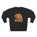 Fall Highland Cow Sweatshirt | Cute Western Farmhouse Crewneck | Autumn Cow Lover Shirt