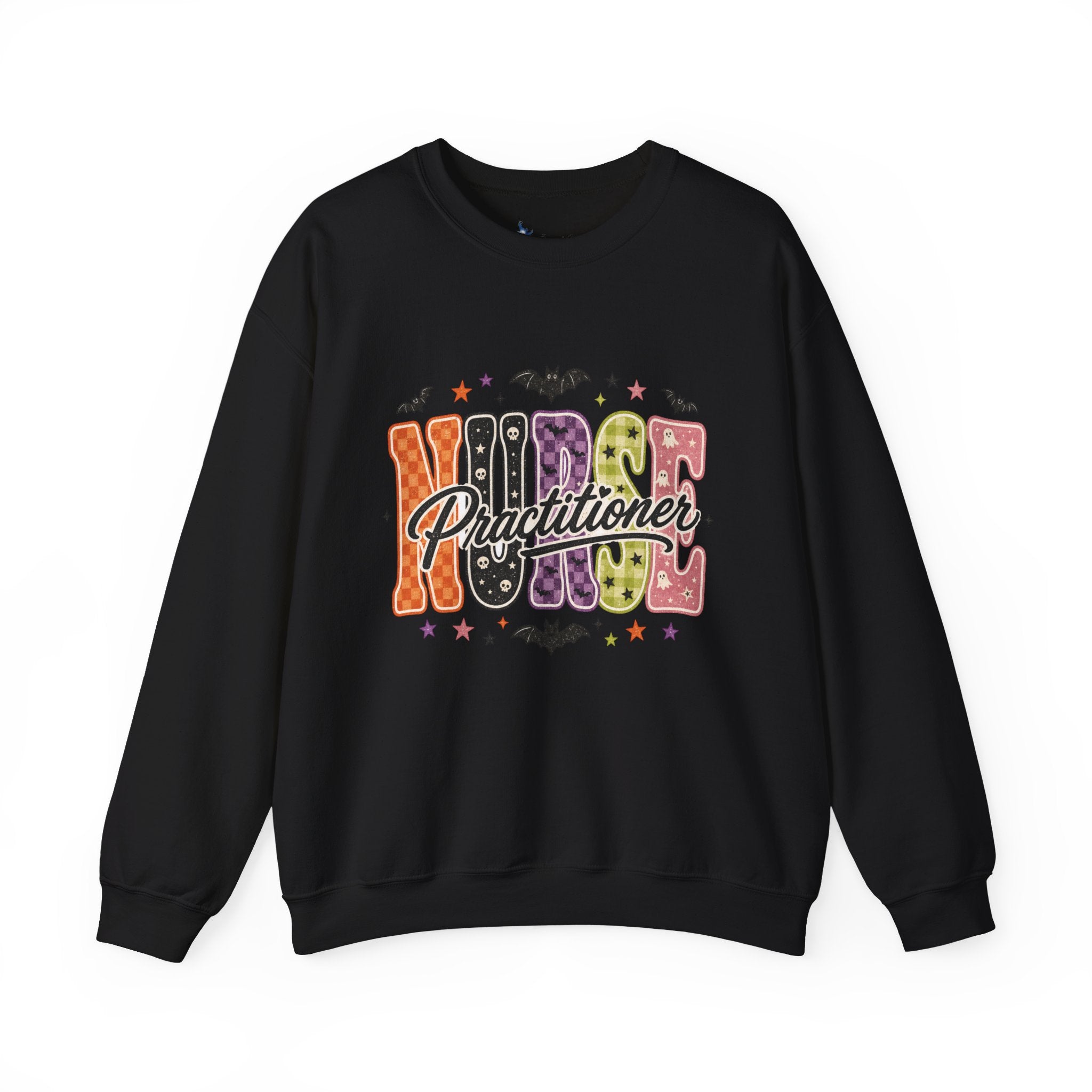 Nurse Practitioner Halloween Sweatshirt, Retro Spooky Nurse Crewneck
