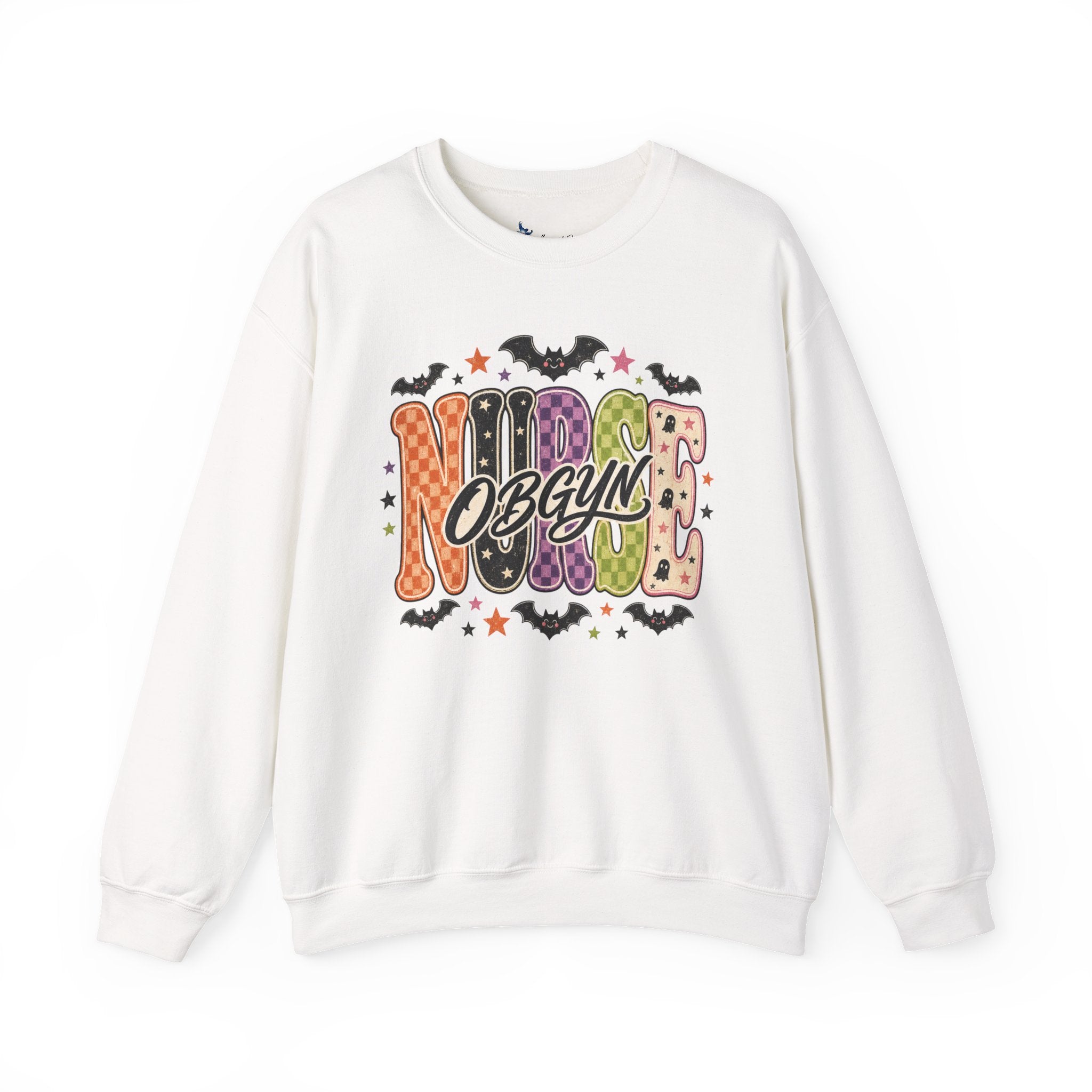 OBGYN Nurse Halloween Sweatshirt, Retro Spooky Nurse Crewneck