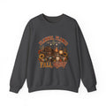 Fall Sweatshirt, Flannel Flames Nights Pullover, Country Bonfire Cowgirl Graphic