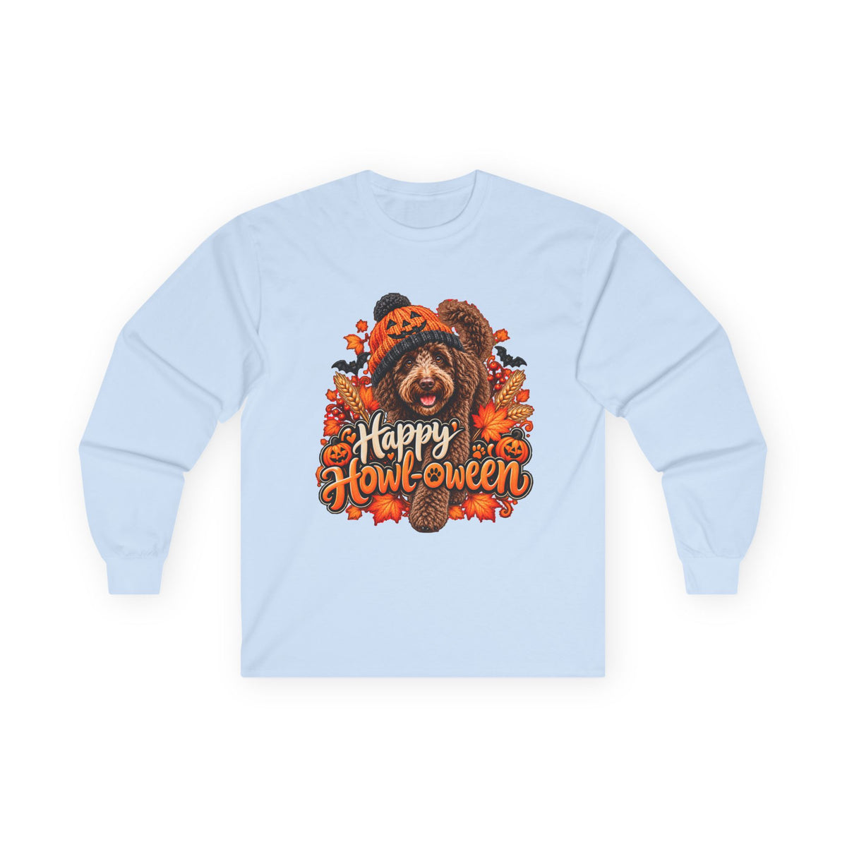 Halloween Dog Sweatshirt, Happy Howl-oween, Doodle Lover Vet Rescue Gift