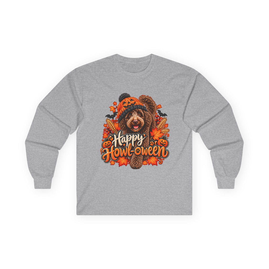 Halloween Dog Sweatshirt, Happy Howl-oween, Doodle Lover Vet Rescue Gift