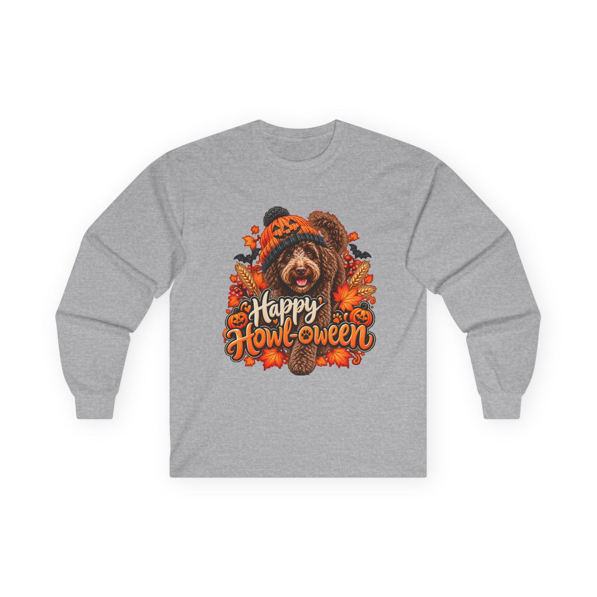 Halloween Dog Sweatshirt, Happy Howl-oween, Doodle Lover Vet Rescue Gift