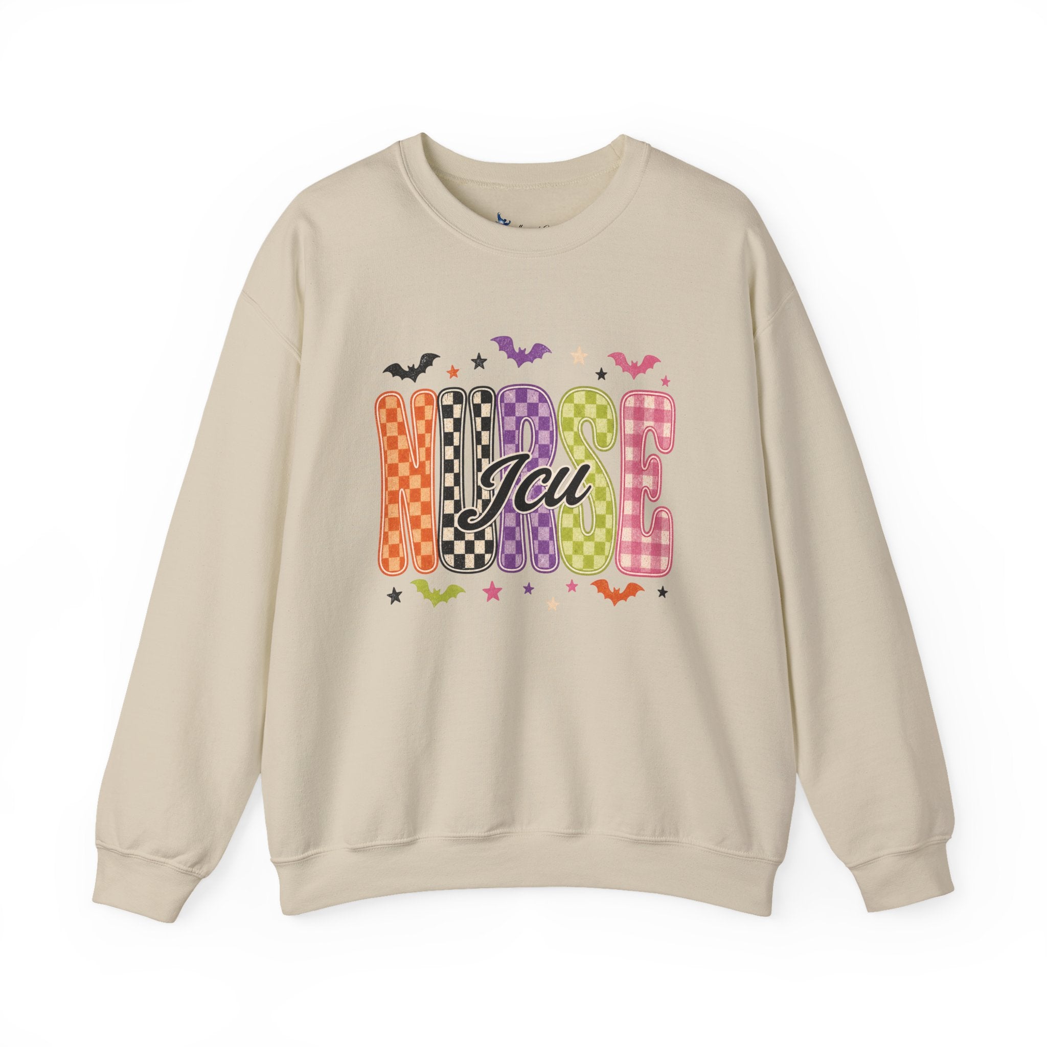 ICU Nurse Halloween Sweatshirt, Retro Spooky Emergency Department Nurse Crewneck