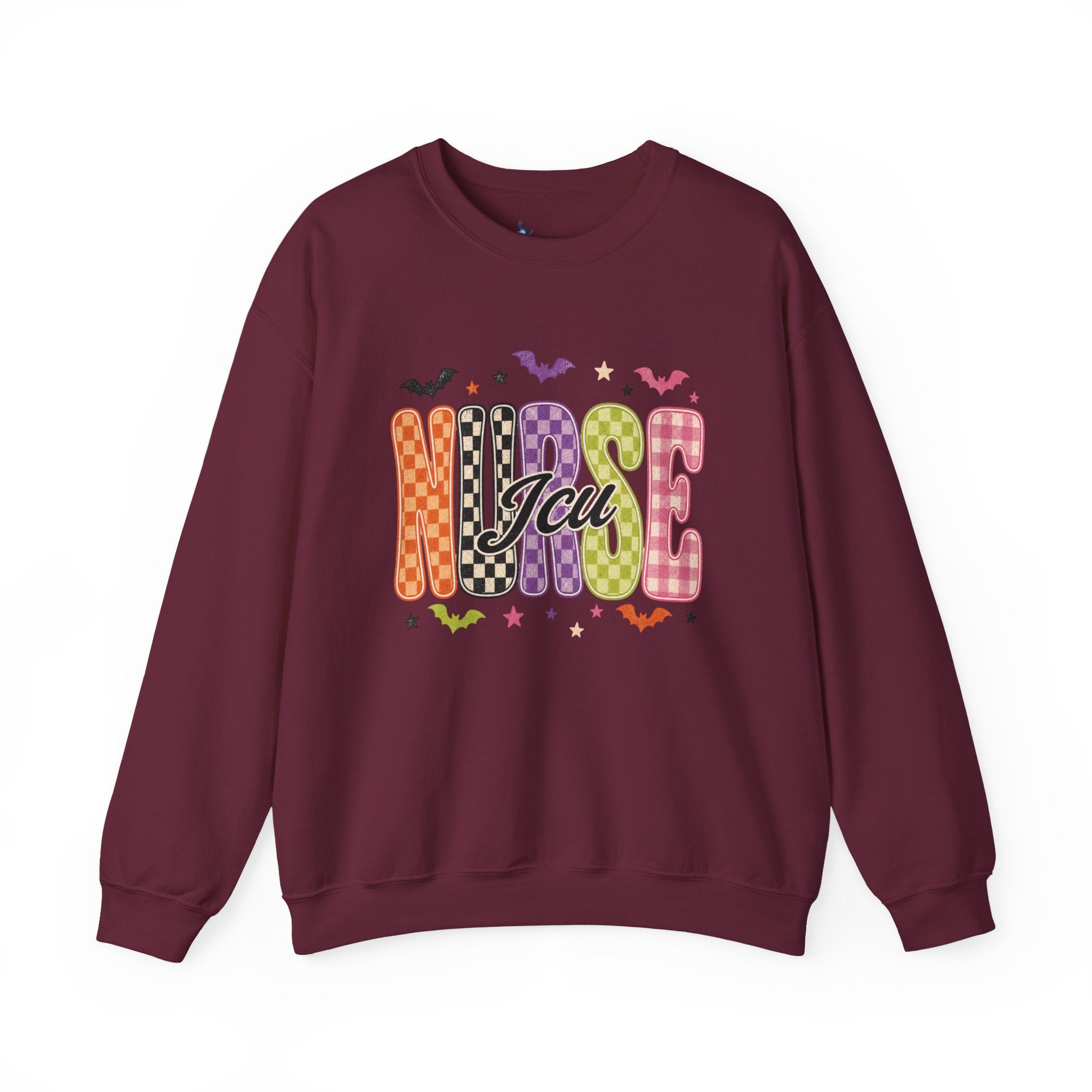 ICU Nurse Halloween Sweatshirt, Retro Spooky Emergency Department Nurse Crewneck