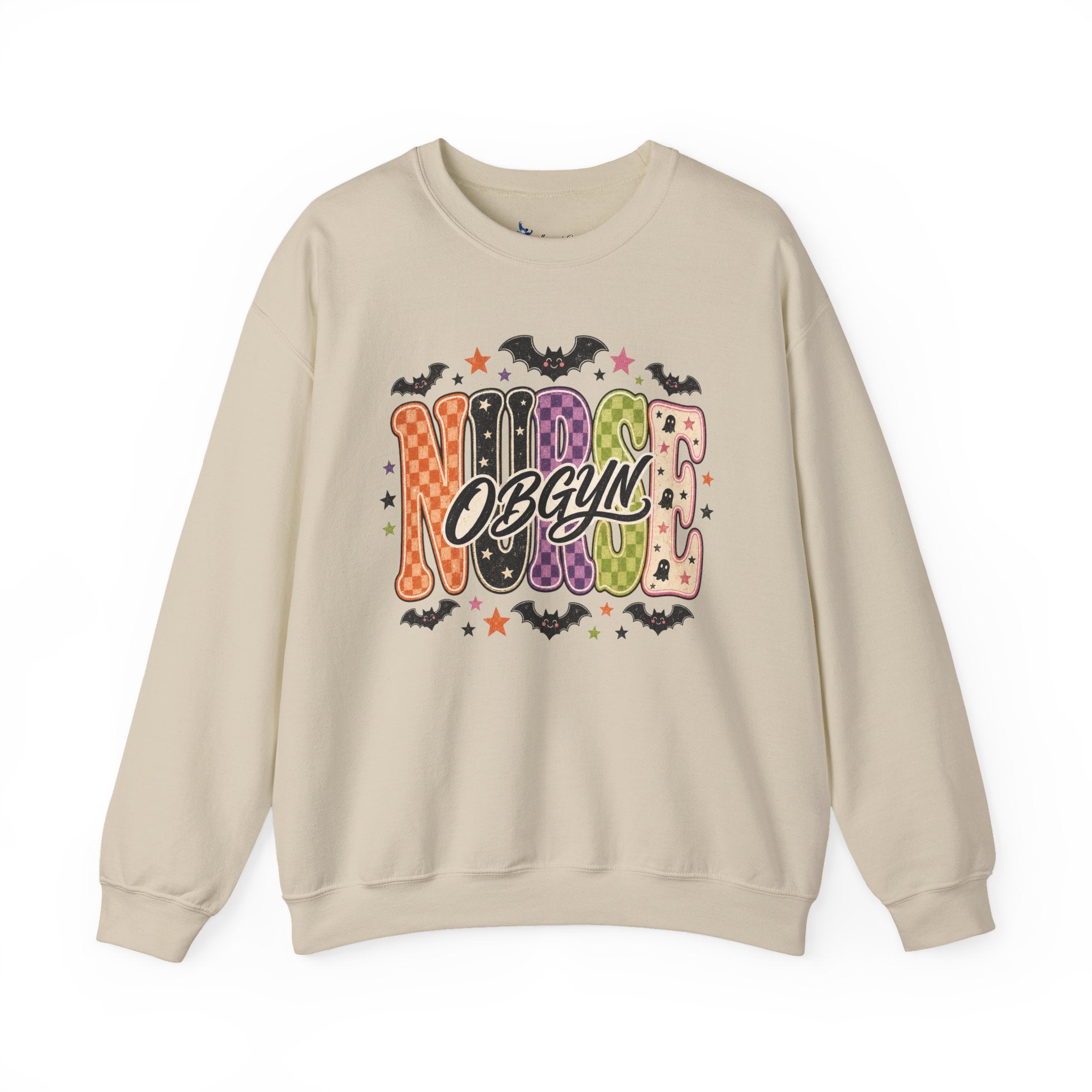 OBGYN Nurse Halloween Sweatshirt, Retro Spooky Nurse Crewneck