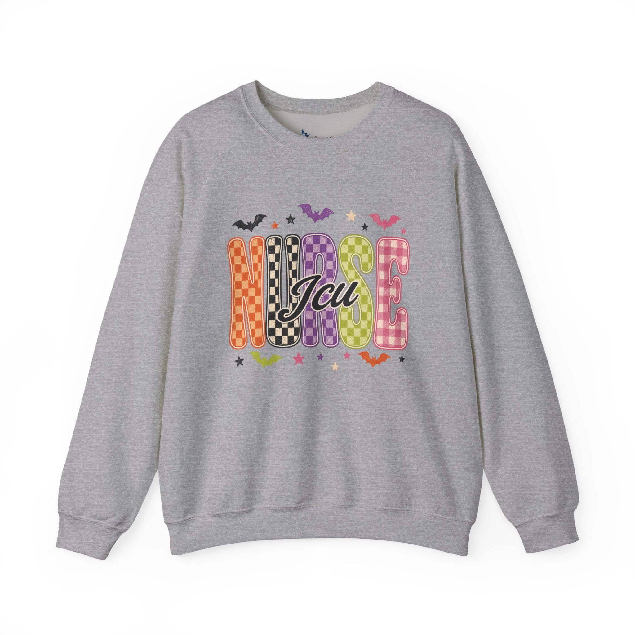 ICU Nurse Halloween Sweatshirt, Retro Spooky Emergency Department Nurse Crewneck