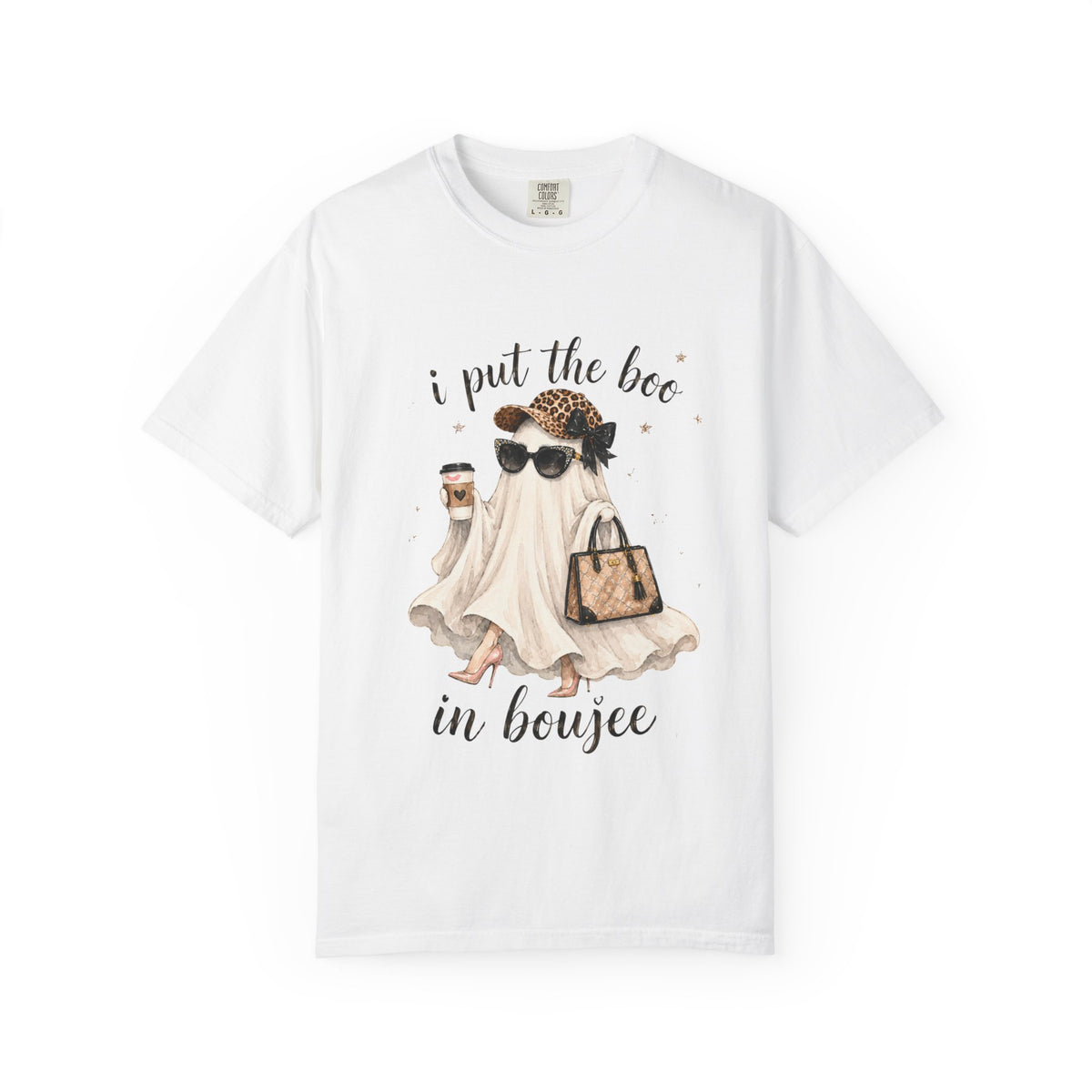 Halloween Ghost Shirt, Boujee Boo Tee, Cute Spooky Boutique Graphic