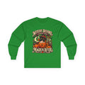 Halloween Long Sleeve, Witchy Pumpkin Spice Pullover, Black Cat Coffee Fall Graphic