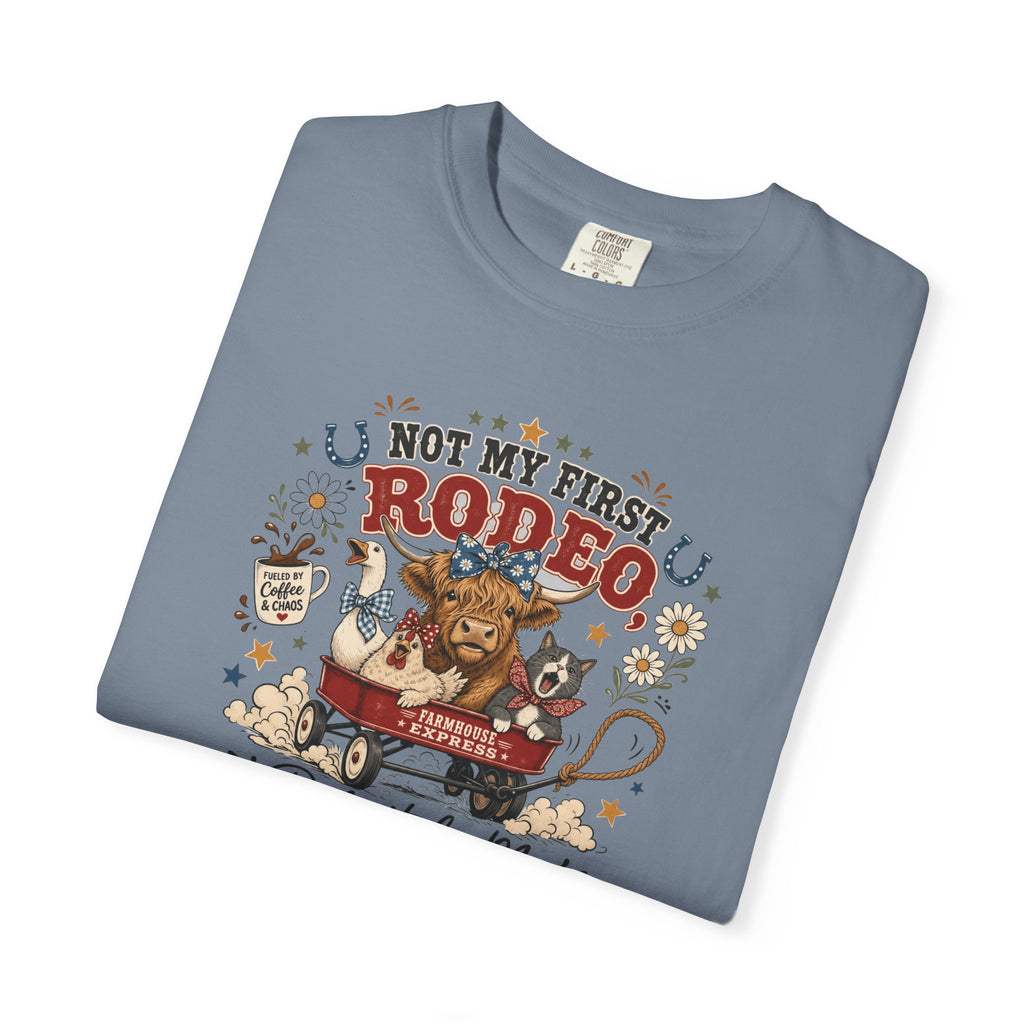 Not My First Rodeo Shirt, Funny Farm Animal Tee, Western Country T-Shirt
