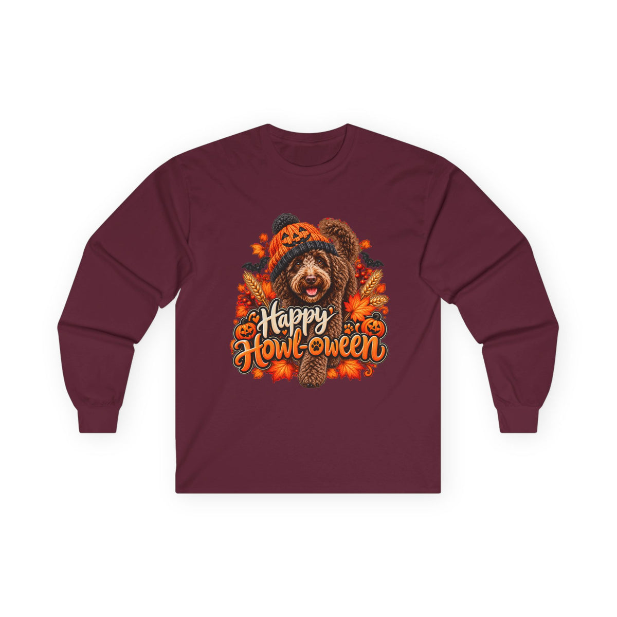 Halloween Dog Sweatshirt, Happy Howl-oween, Doodle Lover Vet Rescue Gift