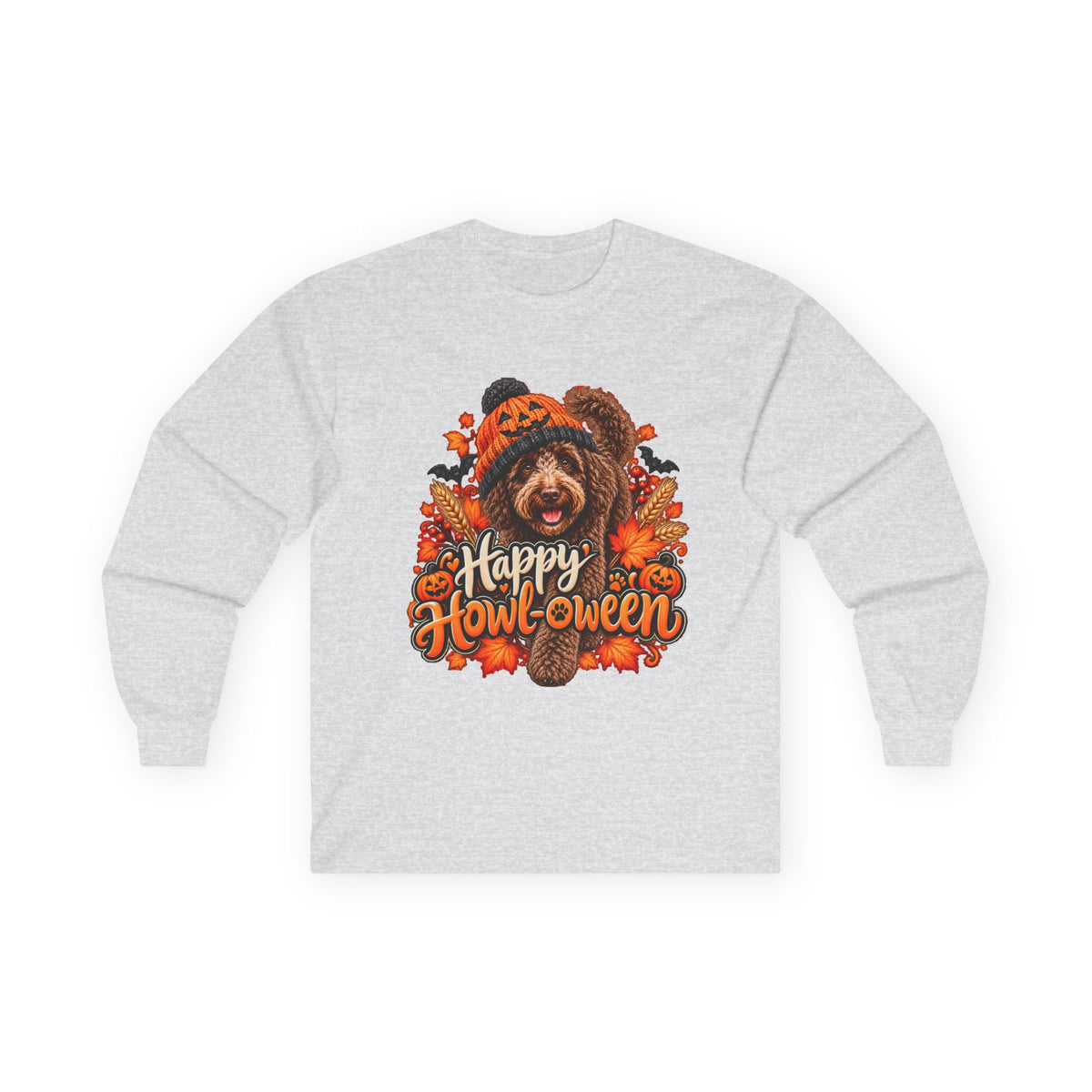 Halloween Dog Sweatshirt, Happy Howl-oween, Doodle Lover Vet Rescue Gift