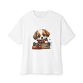 Cute Fall Puppy Shirt | Halloween Dog Graphic Tee | Pumpkin Patch Animal T-Shirt