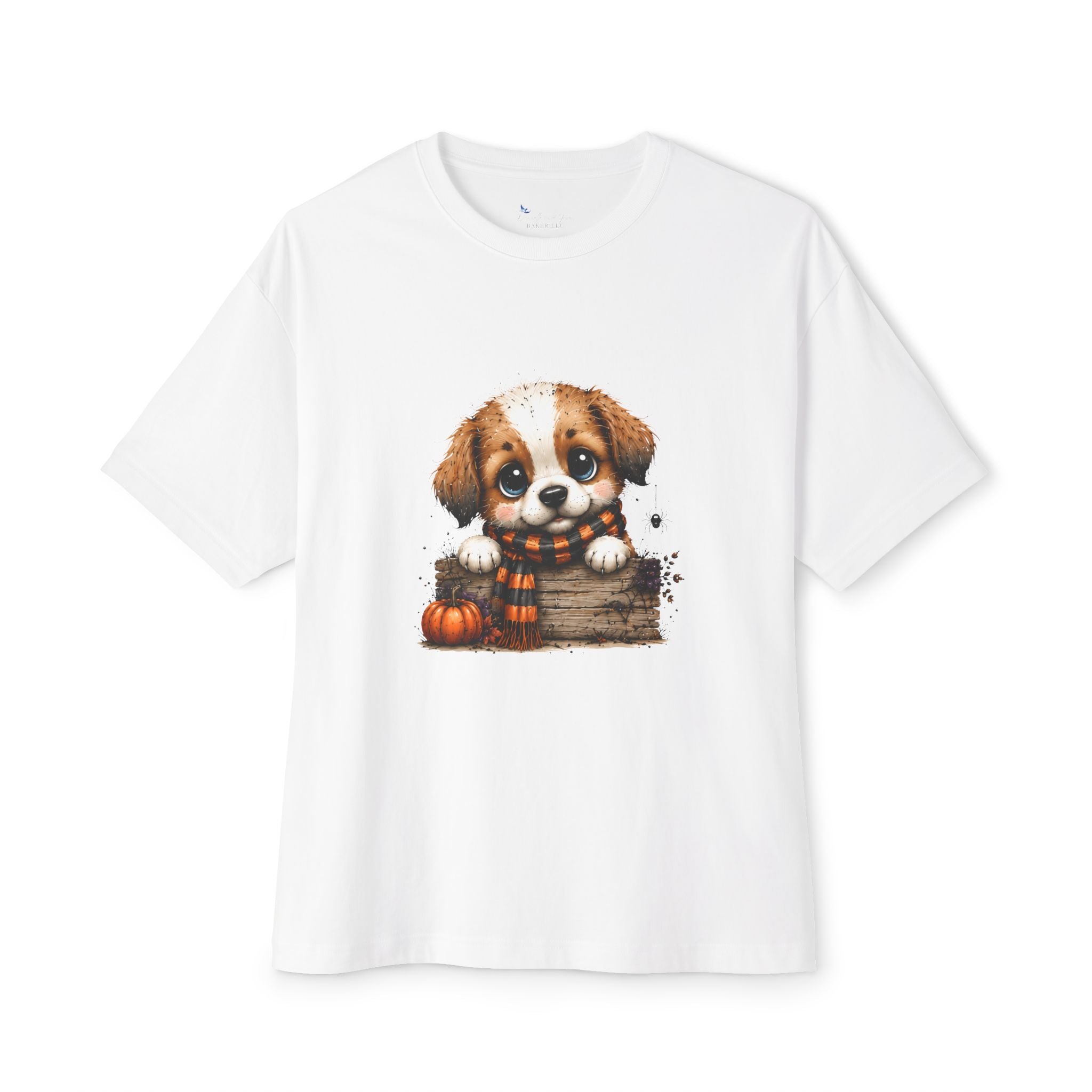 Cute Fall Puppy Shirt | Halloween Dog Graphic Tee | Pumpkin Patch Animal T-Shirt