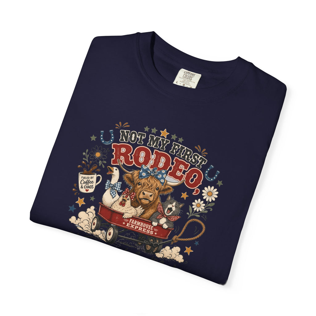 Not My First Rodeo Shirt, Funny Farm Animal Tee, Western Country T-Shirt