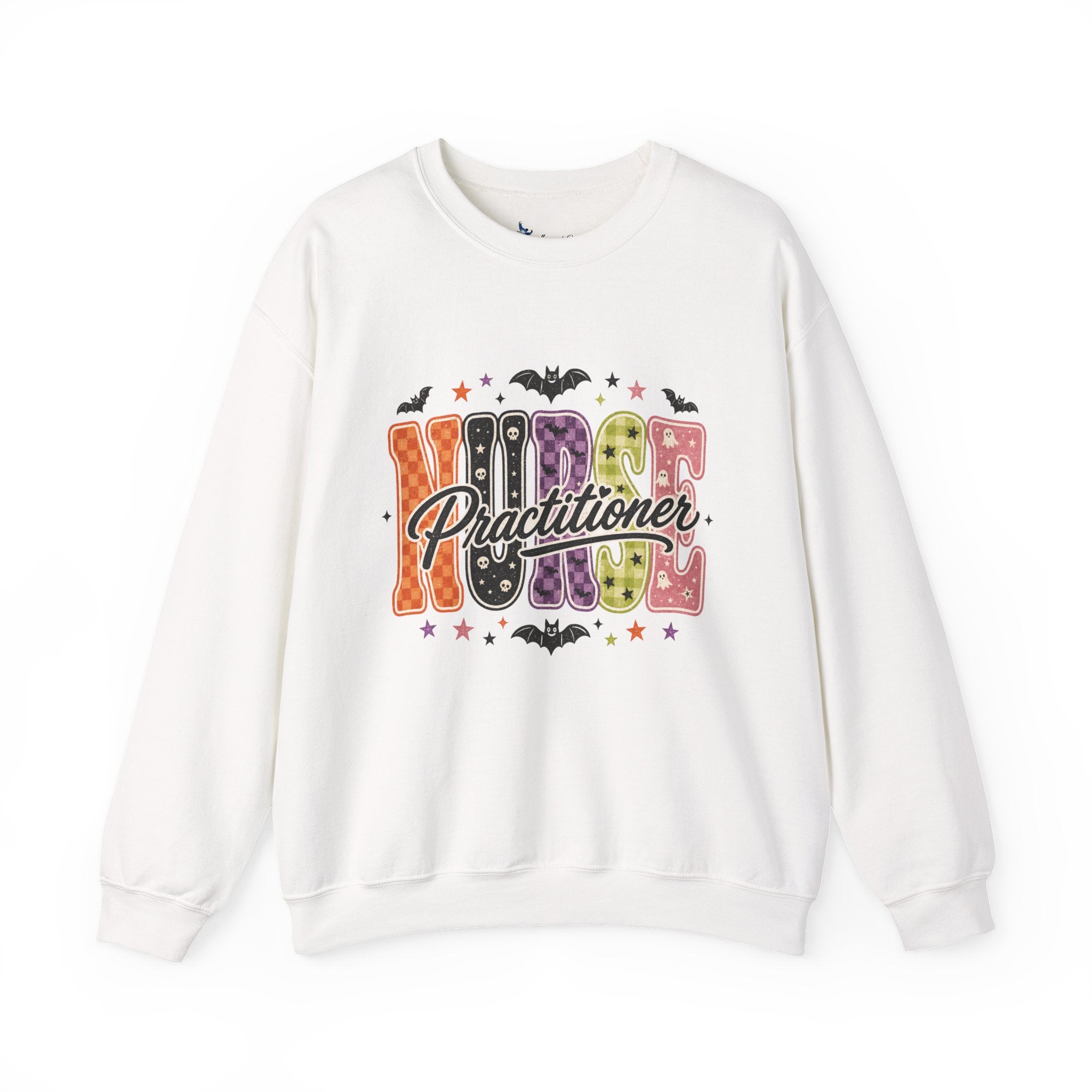 Nurse Practitioner Halloween Sweatshirt, Retro Spooky Nurse Crewneck