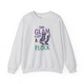 Too Glam to Give a Flock Sweatshirt | Funny Pigeon Graphic Unisex Bird Lover Shirt