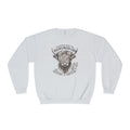Consider How the Wildflowers Grow Highland Cow Sweatshirt | Christian Farmhouse Graphic Sweatshirt