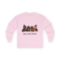 Dachshund Halloween Long Sleeve Shirt, Long Low Spooky Wiener Dog Fall Gift