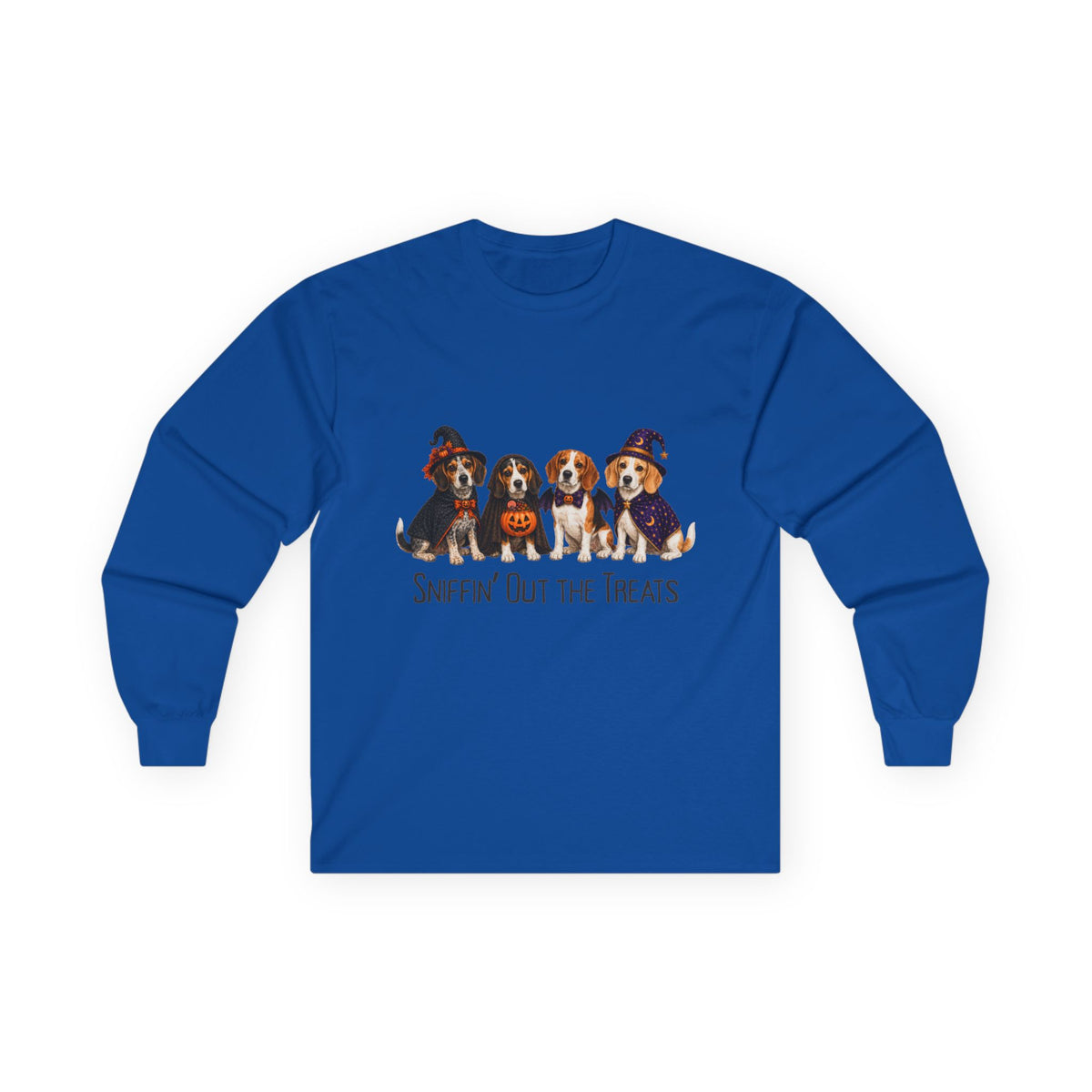 Halloween Dog Long Sleeve Shirt, Sniffin Treats Doodle Vet Rescue Gift