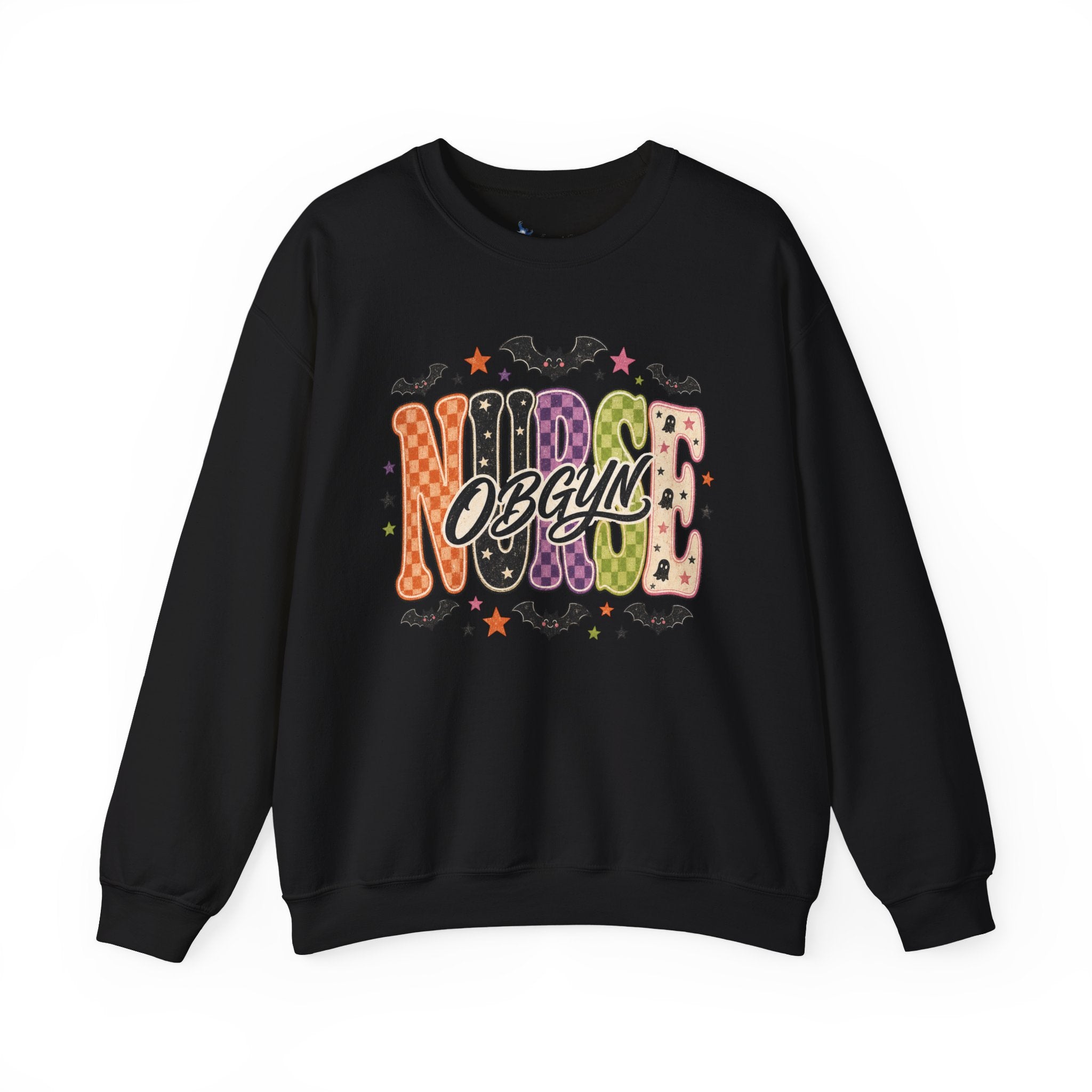 OBGYN Nurse Halloween Sweatshirt, Retro Spooky Nurse Crewneck