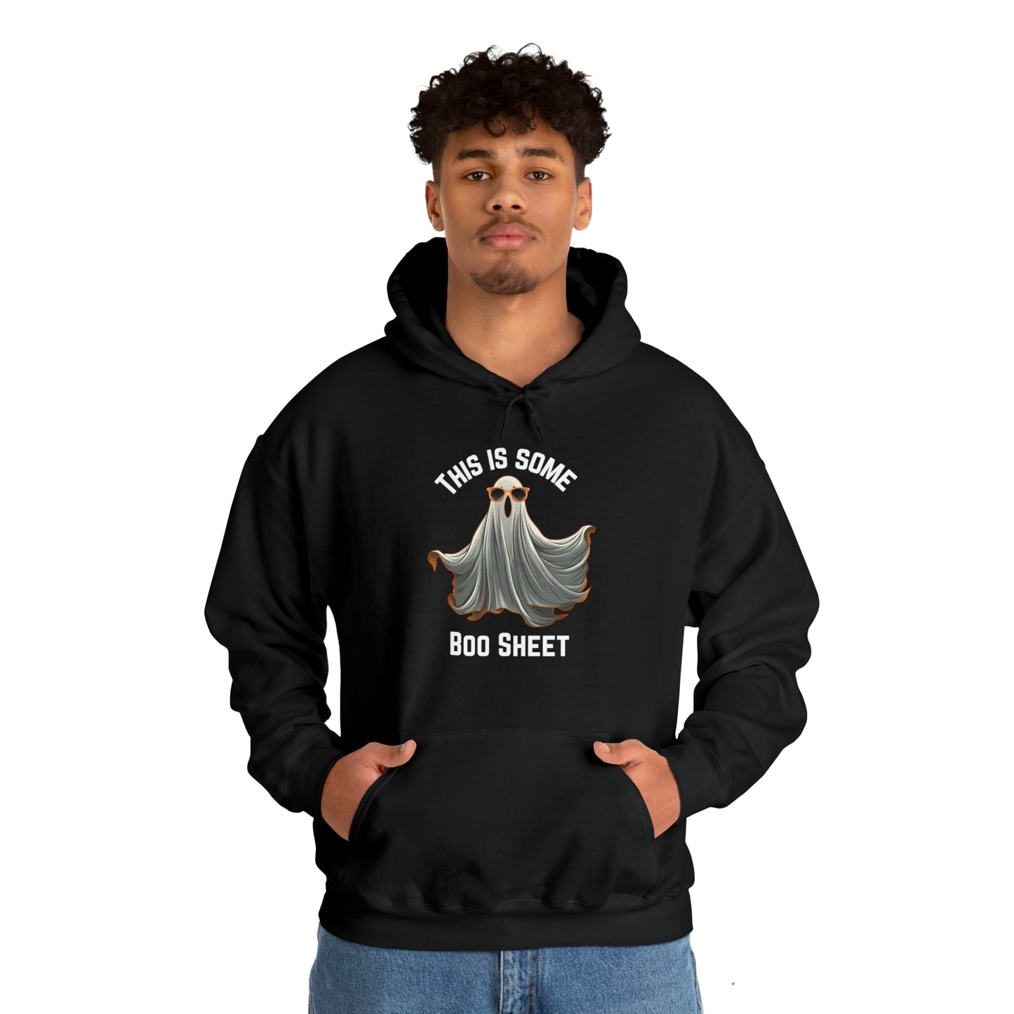 This Is Some Boo Sheet Funny Halloween Ghost Hooded Sweatshirt
