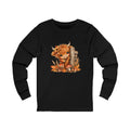 Fall Highland Cow Long Sleeve Shirt | Cute Autumn Cow Graphic Tee | Western Farmhouse Shirt