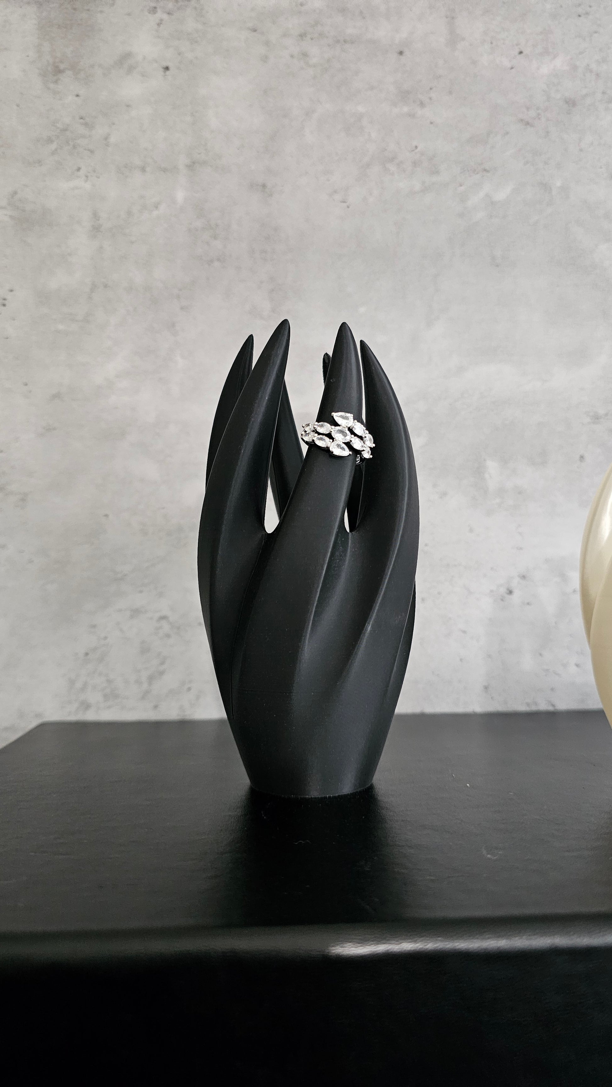 Twisted Style Ring Holder - Minimalist Vriden Ring Display Stand - Danielle and Jason Baker LLC - Danielle Baker's Boutique