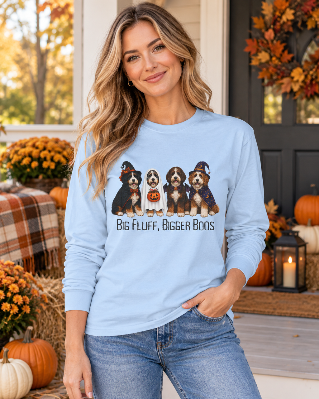 Big Fluff, Bigger Boos Long Sleeve Shirt
