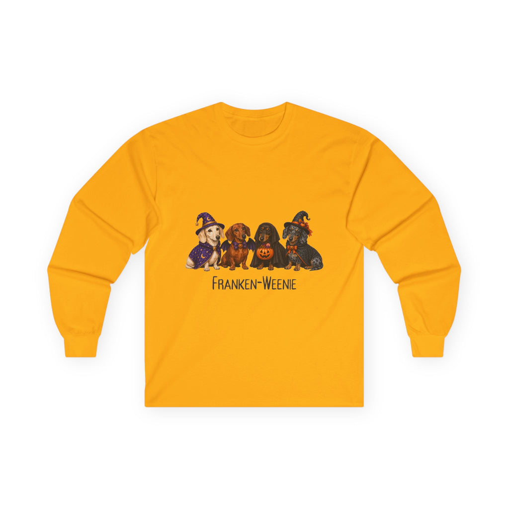 Dachshund Halloween Shirt, Franken-Weenie Tee, Funny Dog Lover Fall Graphic