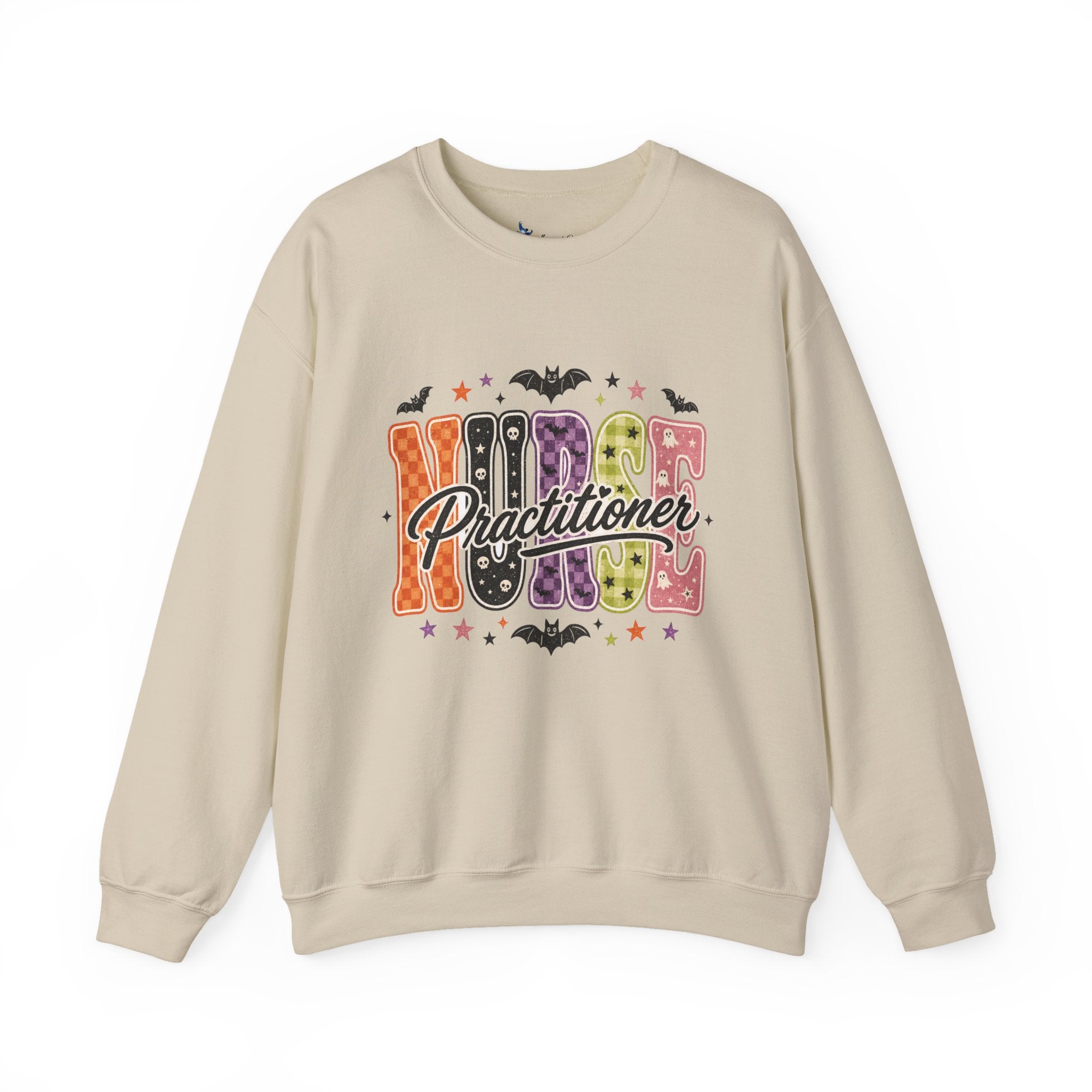 Nurse Practitioner Halloween Sweatshirt, Retro Spooky Nurse Crewneck