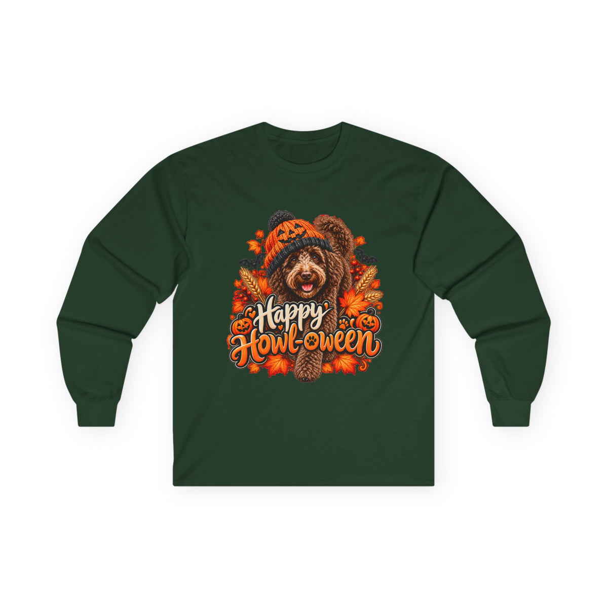 Halloween Dog Sweatshirt, Happy Howl-oween, Doodle Lover Vet Rescue Gift
