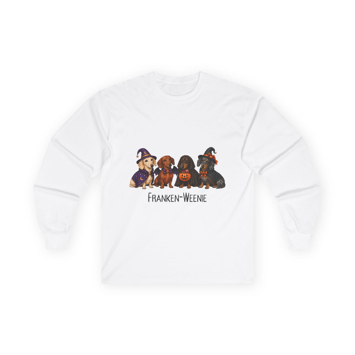 Dachshund Halloween Shirt, Franken-Weenie Tee, Funny Dog Lover Fall Graphic