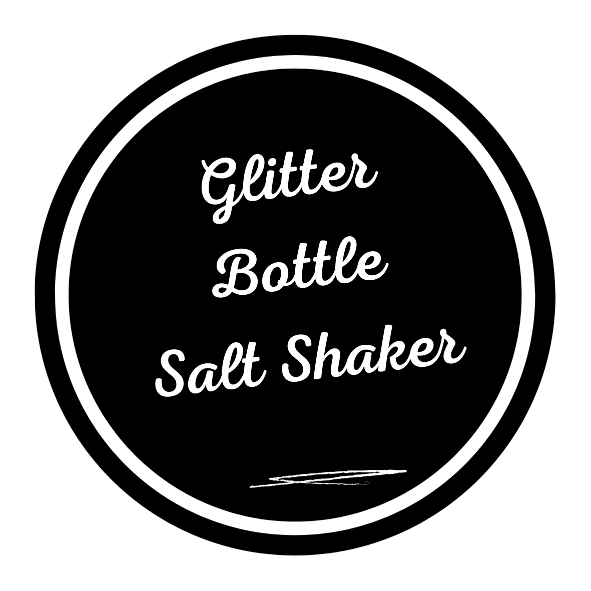 Salt Shaker-Themed Glitter Dispenser - Danielle and Jason Baker LLC - Danielle Baker's Boutique